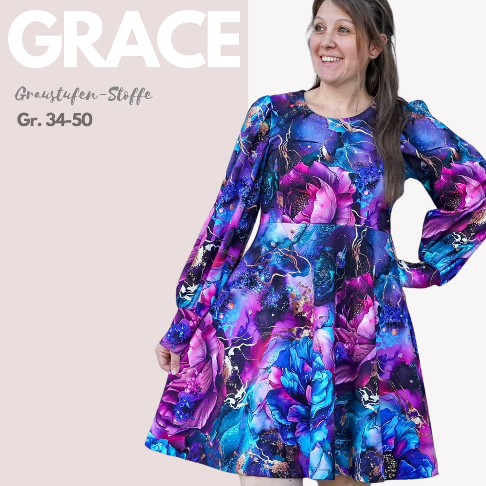 Schnittmuster Kleid  „Grace"  als Ebook